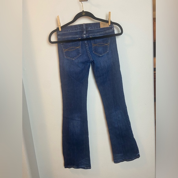 Abercrombie & Fitch Dark Blue Boot Cut Jeans - Picture 2 of 4
